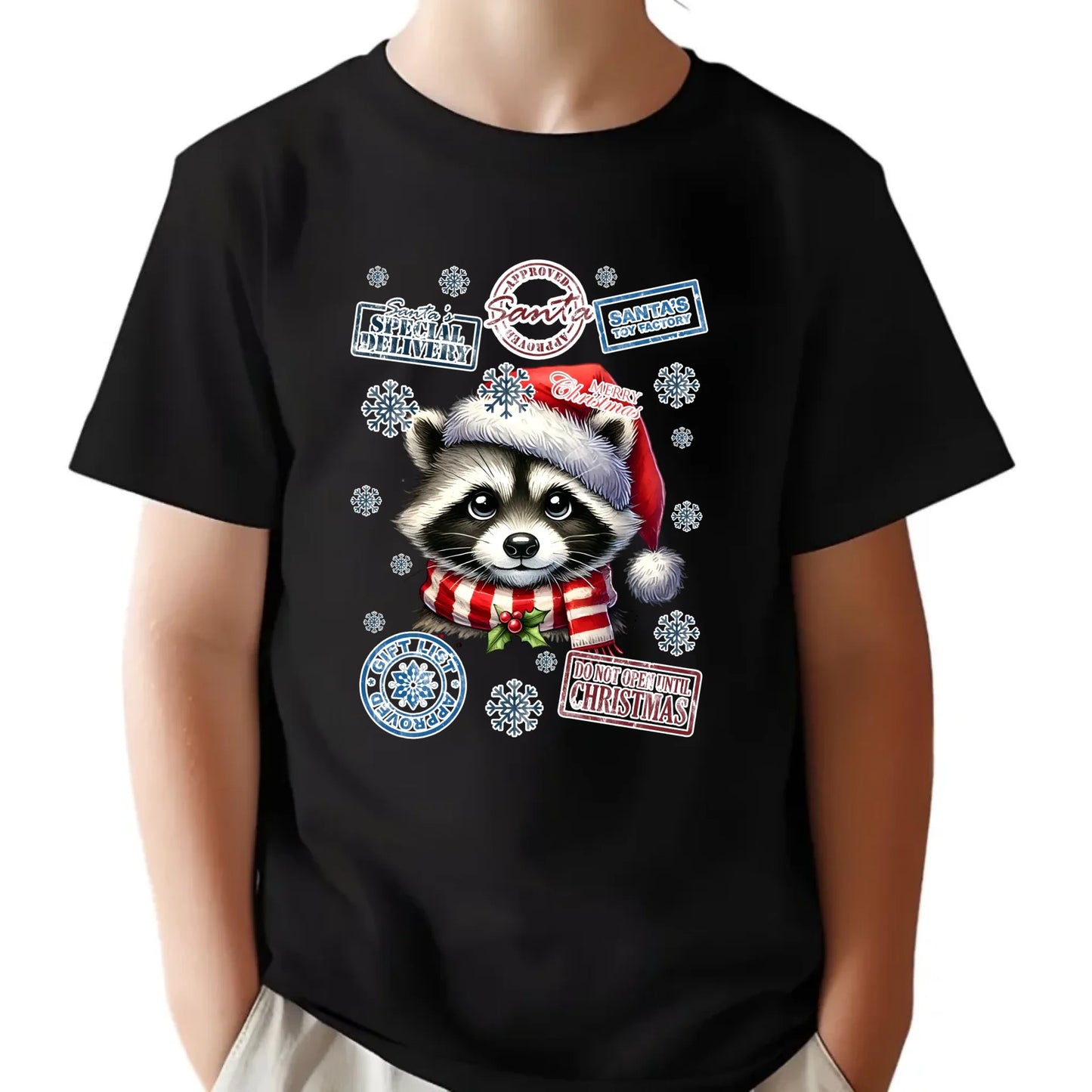 Koszulka dziecięca świąteczna - Szop - Przesyłka od Mikołaja BN104