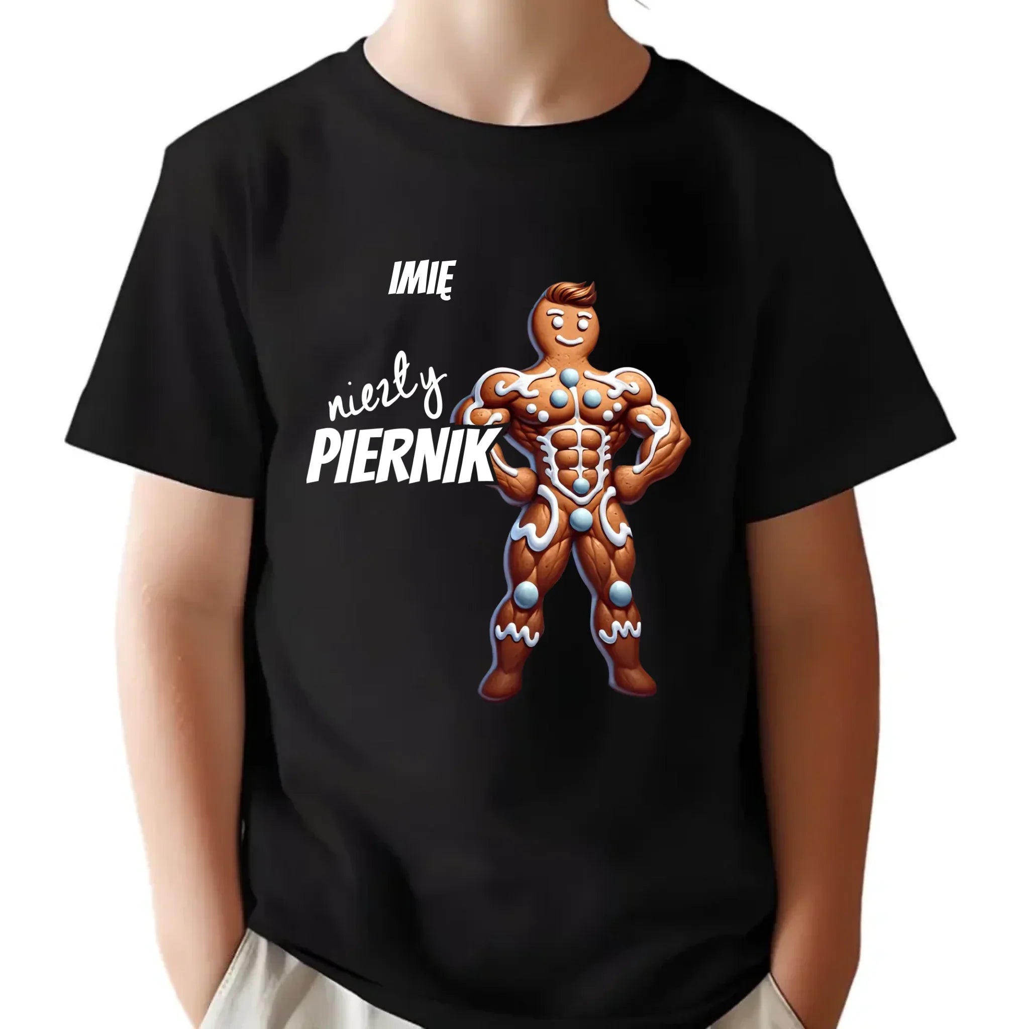 Koszulka dziecięca świąteczna - Niezły piernik - personalizowana BN24 - StoryCups.pl