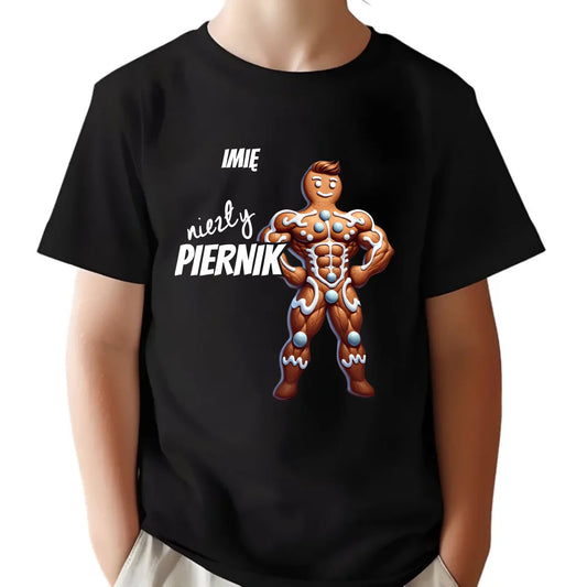 Koszulka dziecięca świąteczna - Niezły piernik - personalizowana BN24