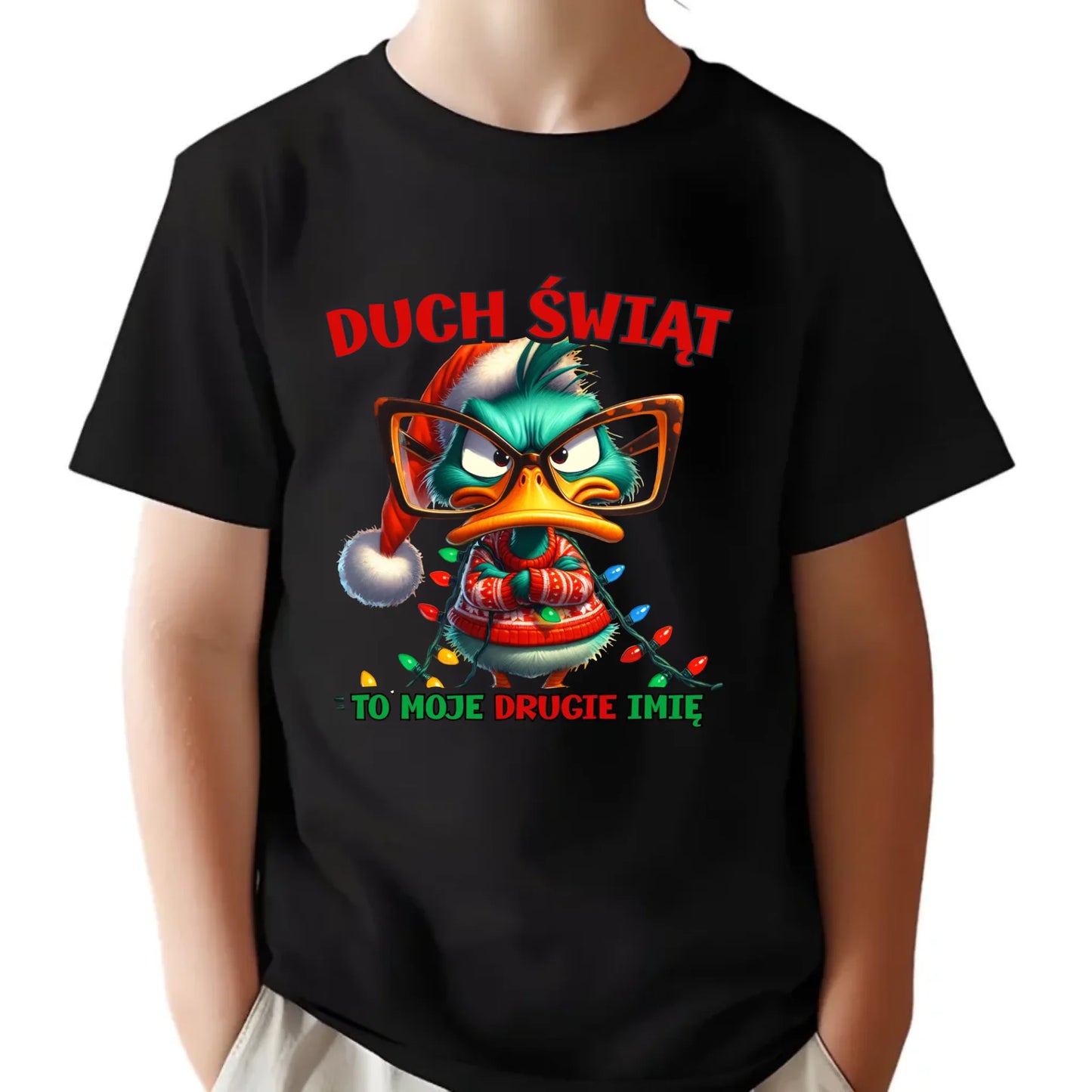 Koszulka dziecięca świąteczna - Duch Świąt to moje drugie imię BN76