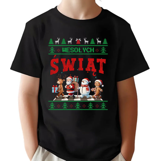 Koszulka dziecięca świąteczna - Wesołych Świąt BN06