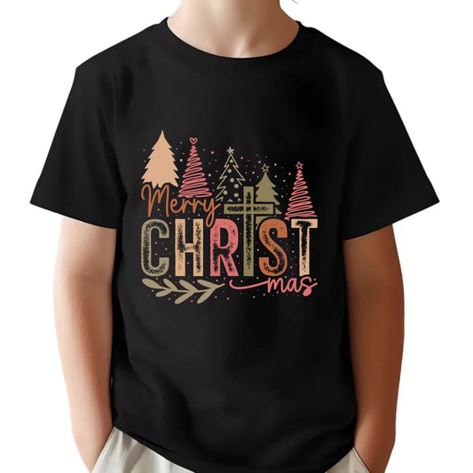 Koszulka dziecięca świąteczna - Merry Christmas BN01