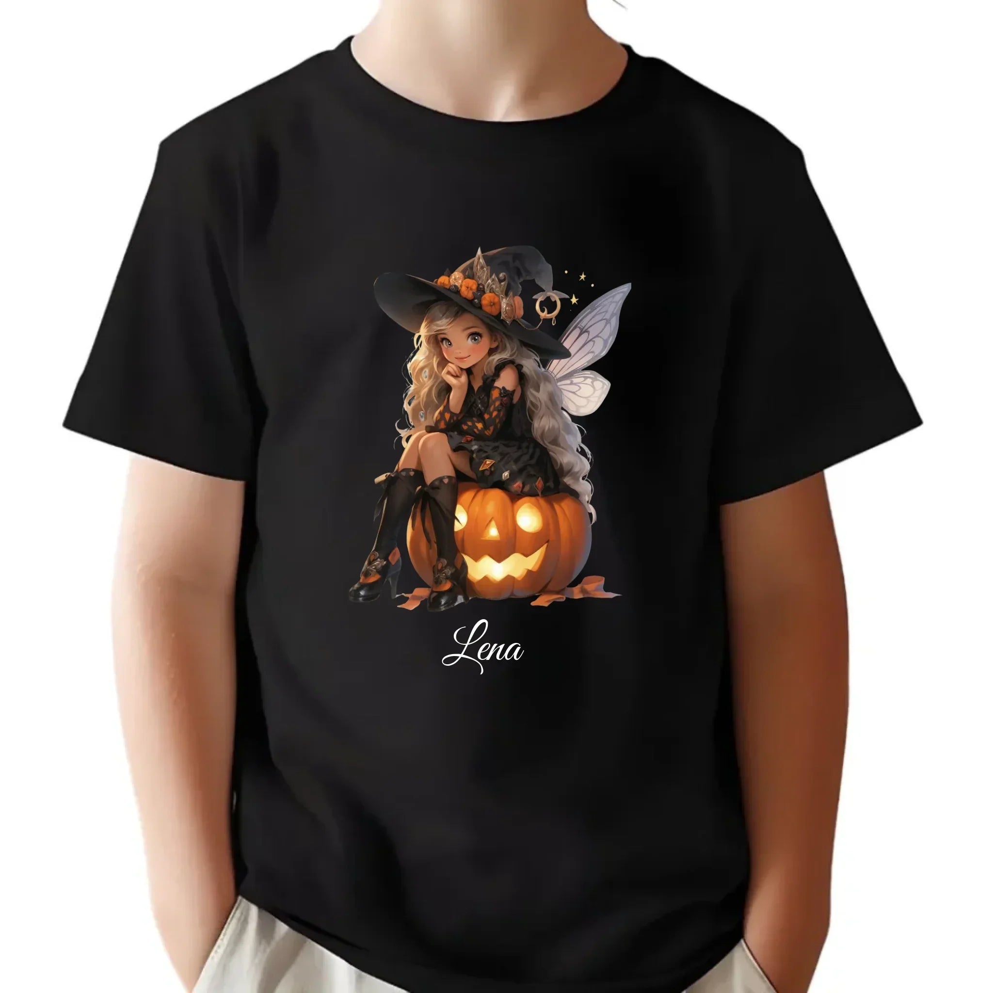 Koszulka dziecięca na Halloween - Wróżka - wybierz postać - personalizowana HL02 - StoryCups.pl