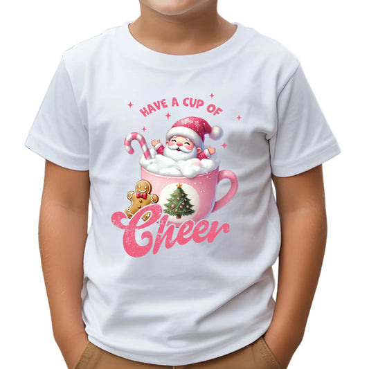 Koszulka dziecięca świąteczna - Have a cup of cheer BN53