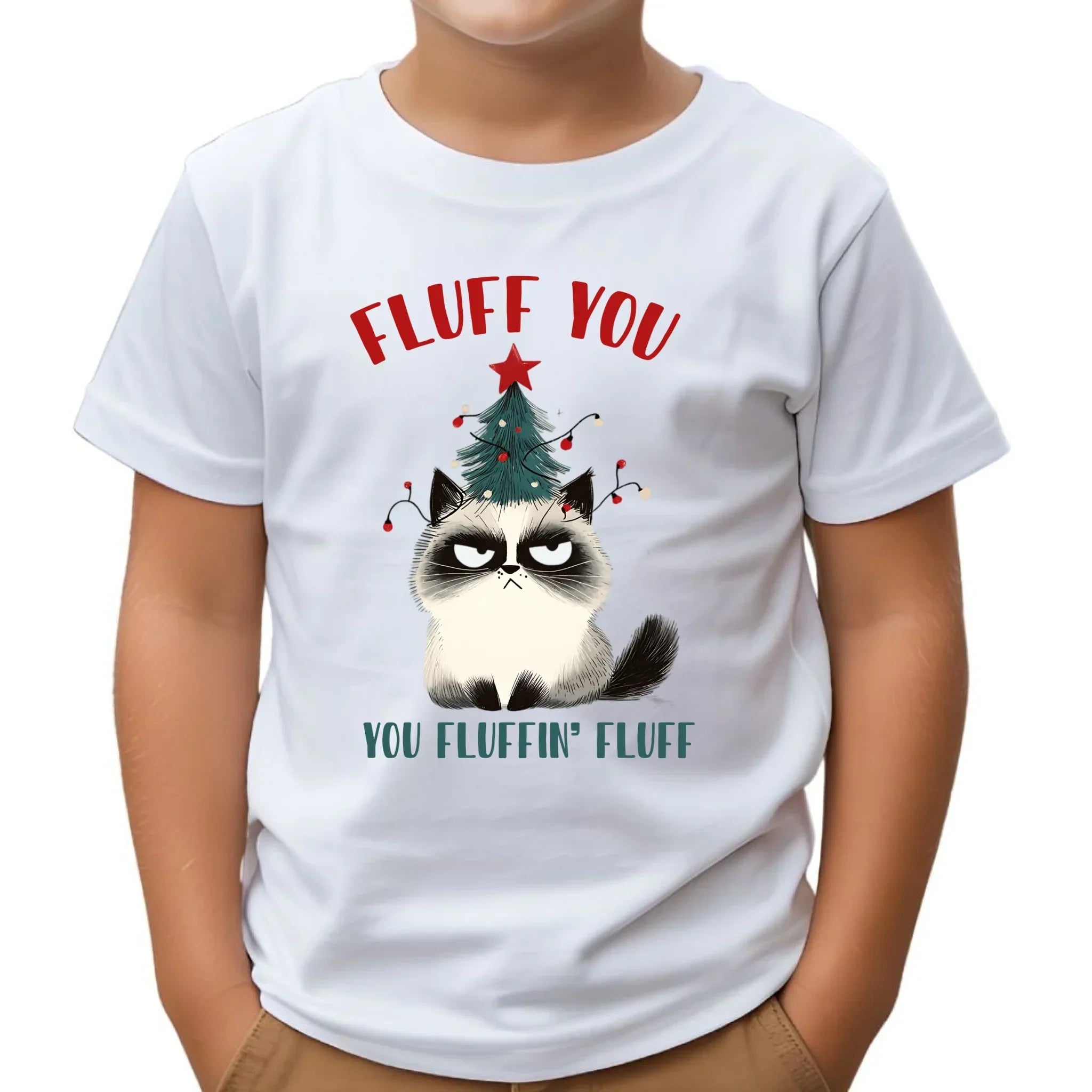 Koszulka dziecięca świąteczna - Fluff You BN10 - StoryCups.pl