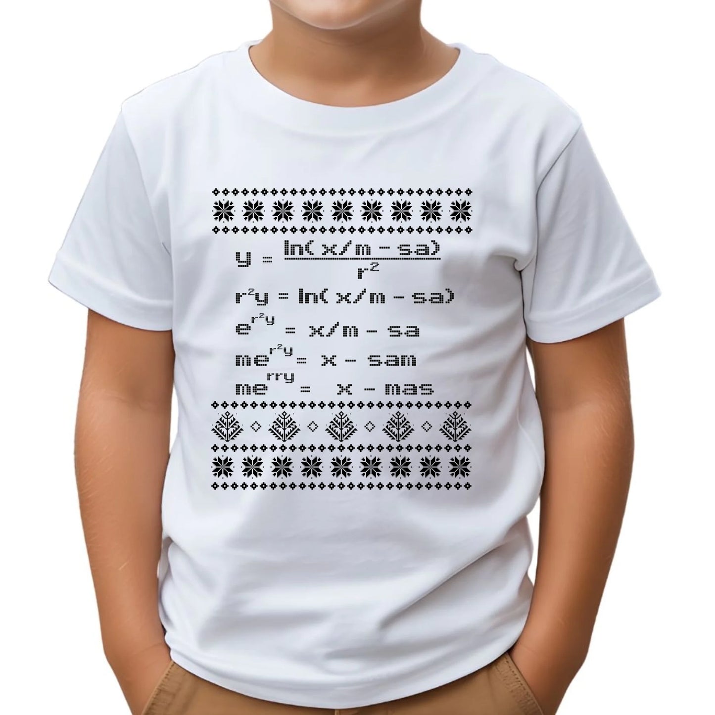 Koszulka dziecięca świąteczna - Zadanie matematyczne BN108