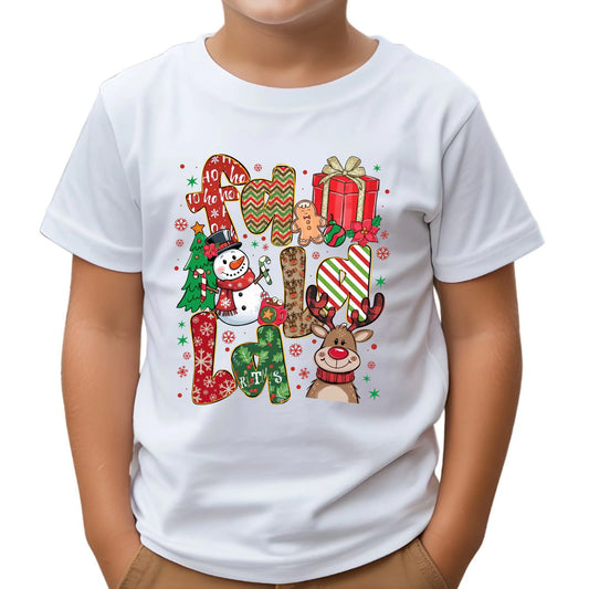 Koszulka dziecięca świąteczna - Fa la la BN71