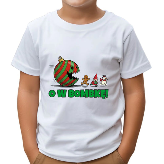 Koszulka dziecięca świąteczna - O w bombkę BN142