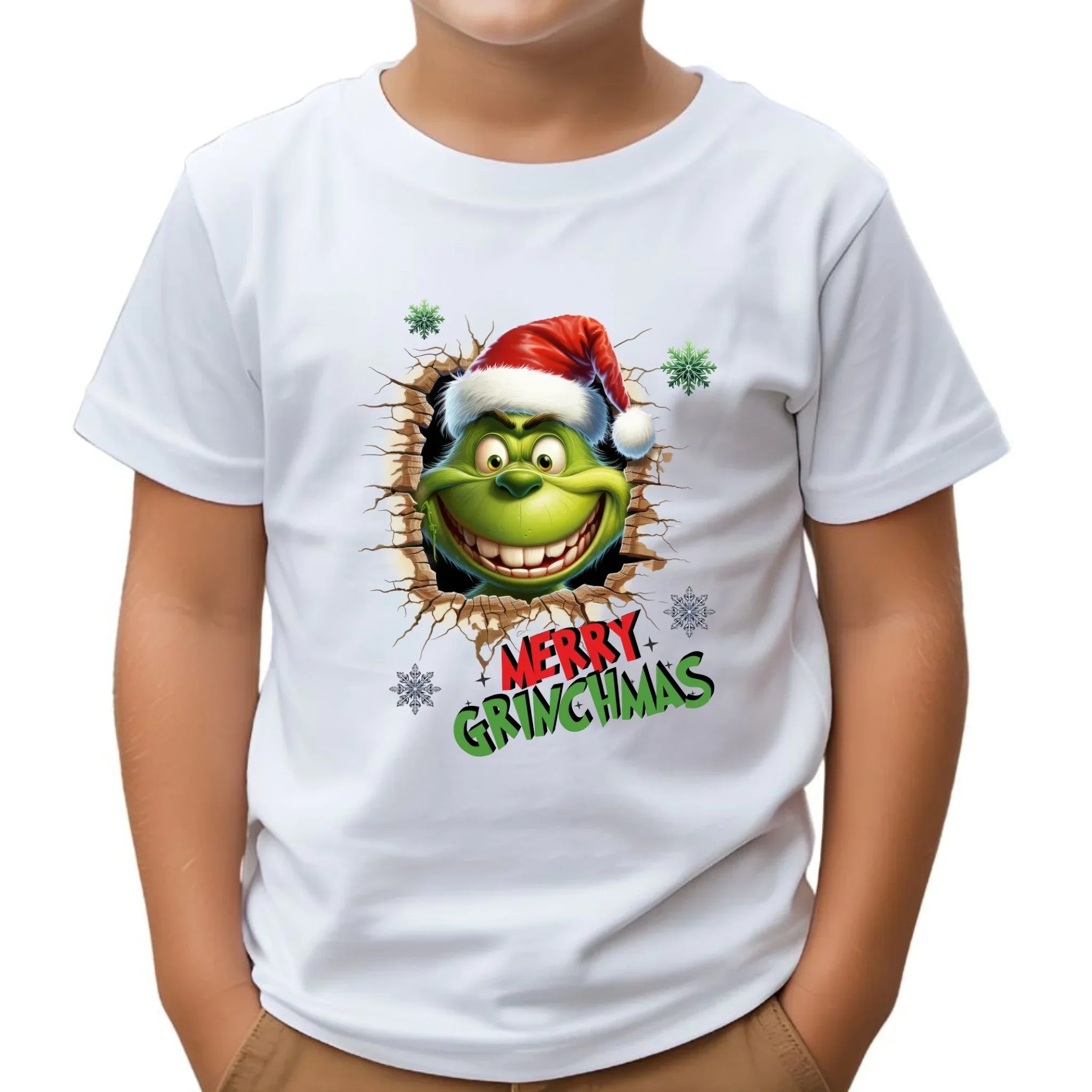 Koszulka dziecięca świąteczna - Grinch - Merry Grinchmas BN113 - StoryCups.pl