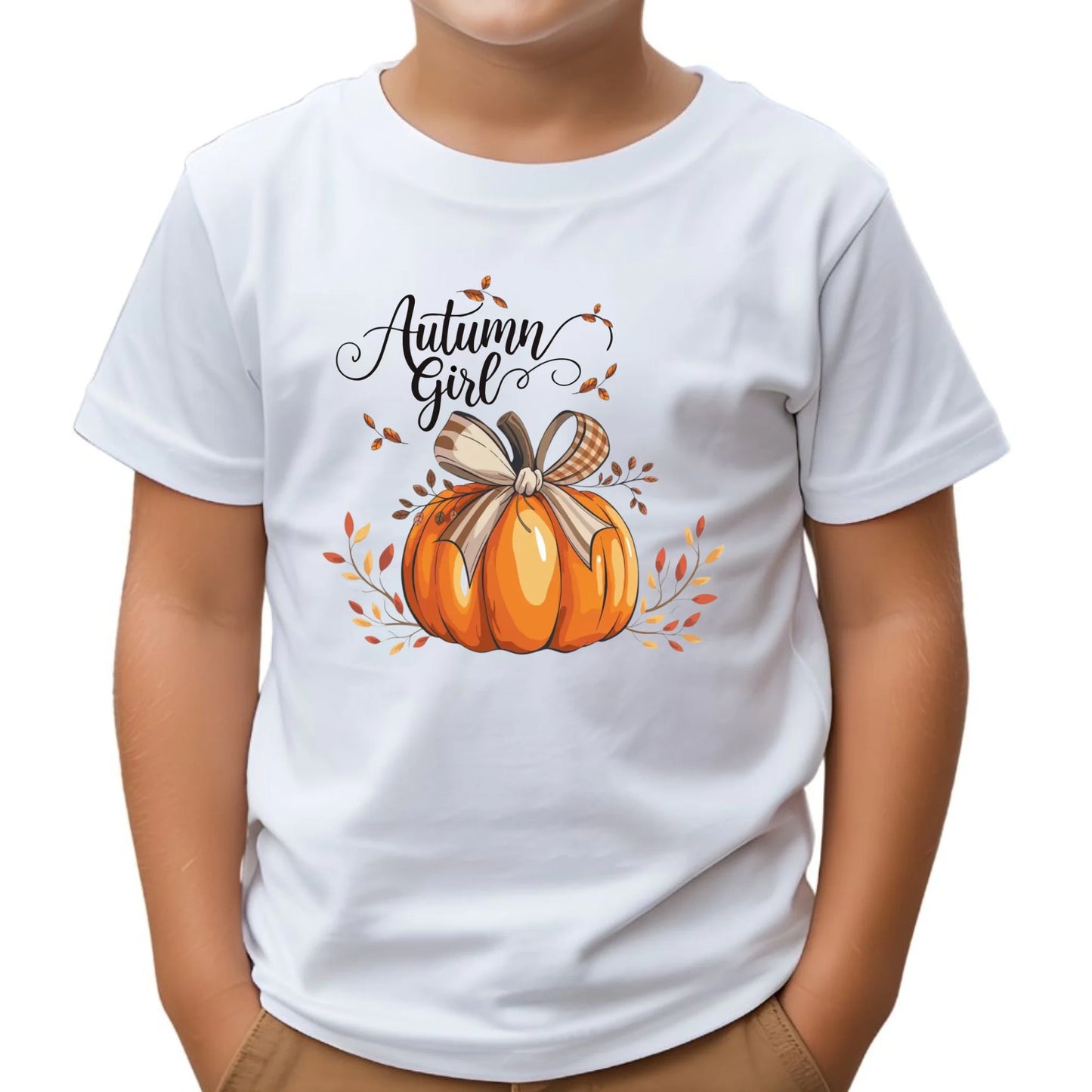Koszulka dziecięca jesienna - Dynia JS12