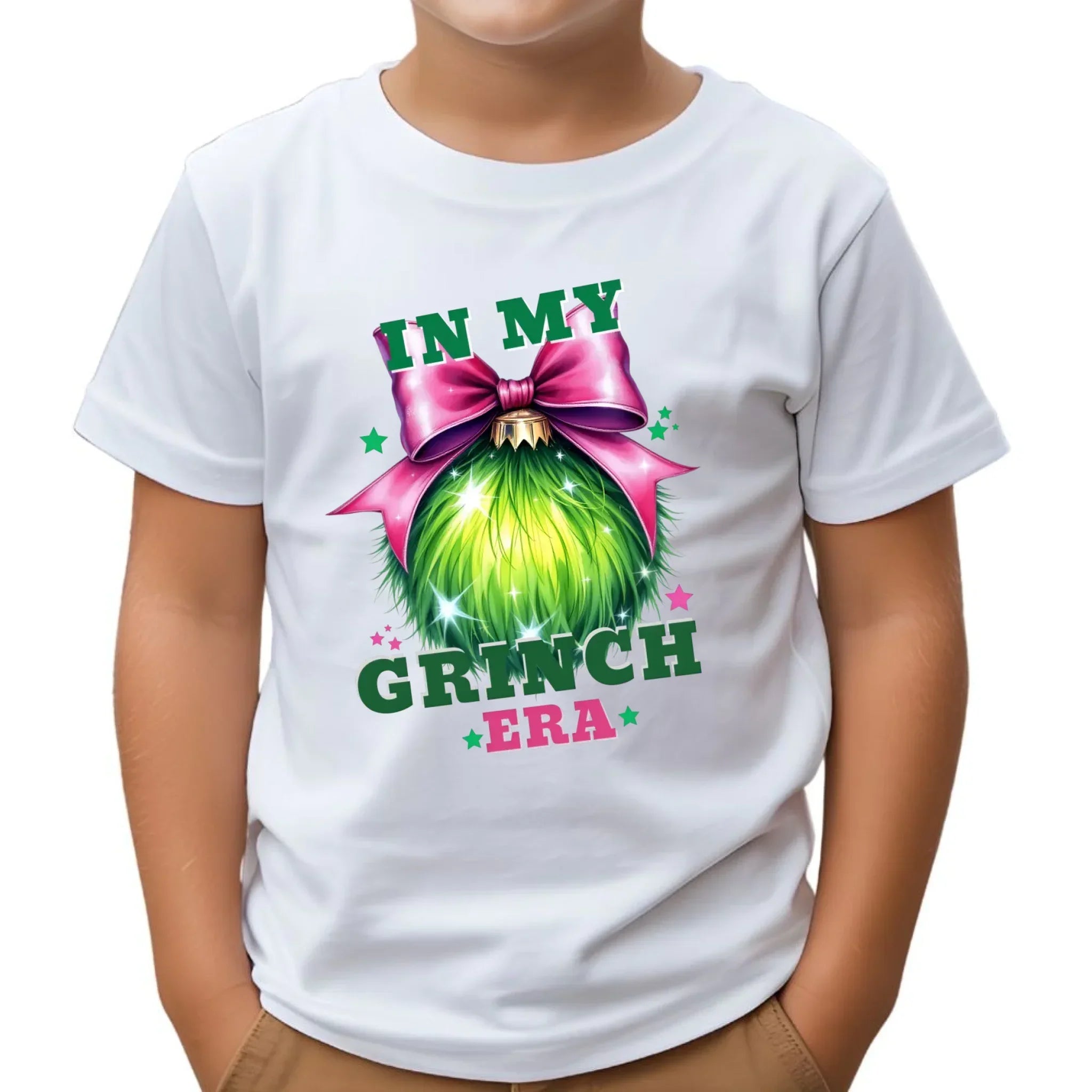 Koszulka dziecięca świąteczna - In my Grinch era BN26 - StoryCups.pl