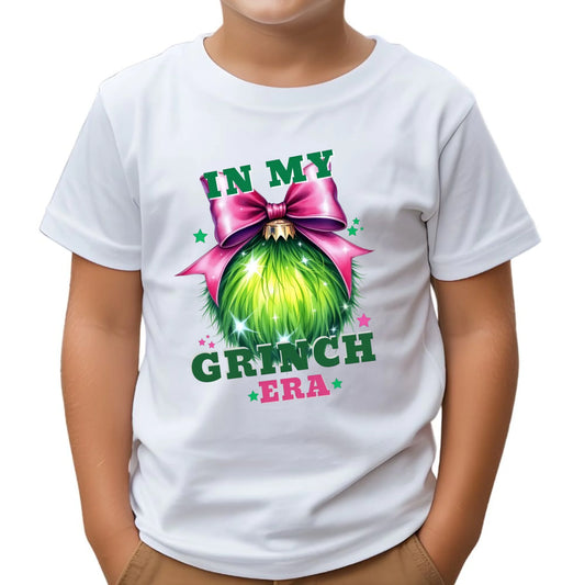 Koszulka dziecięca świąteczna - In my Grinch era BN26