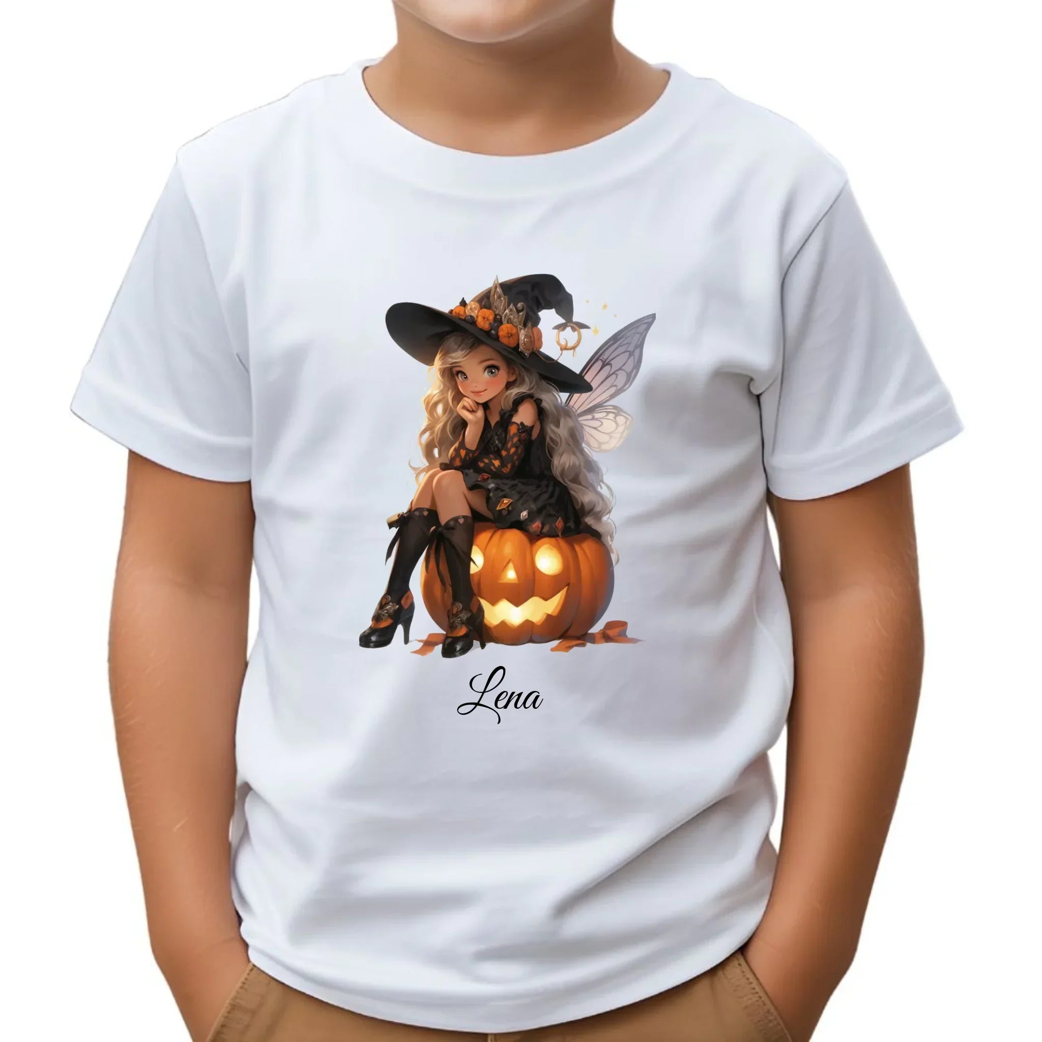 Koszulka dziecięca na Halloween - Wróżka - wybierz postać - personalizowana HL02 - StoryCups.pl