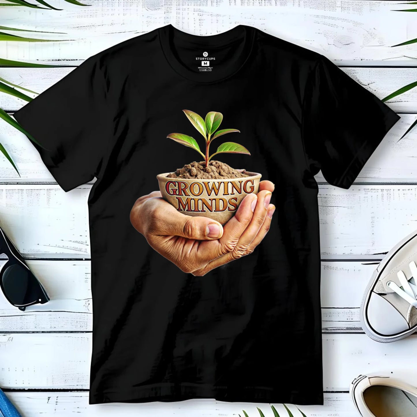 Koszulka męska dla nauczyciela -  Growing minds N15