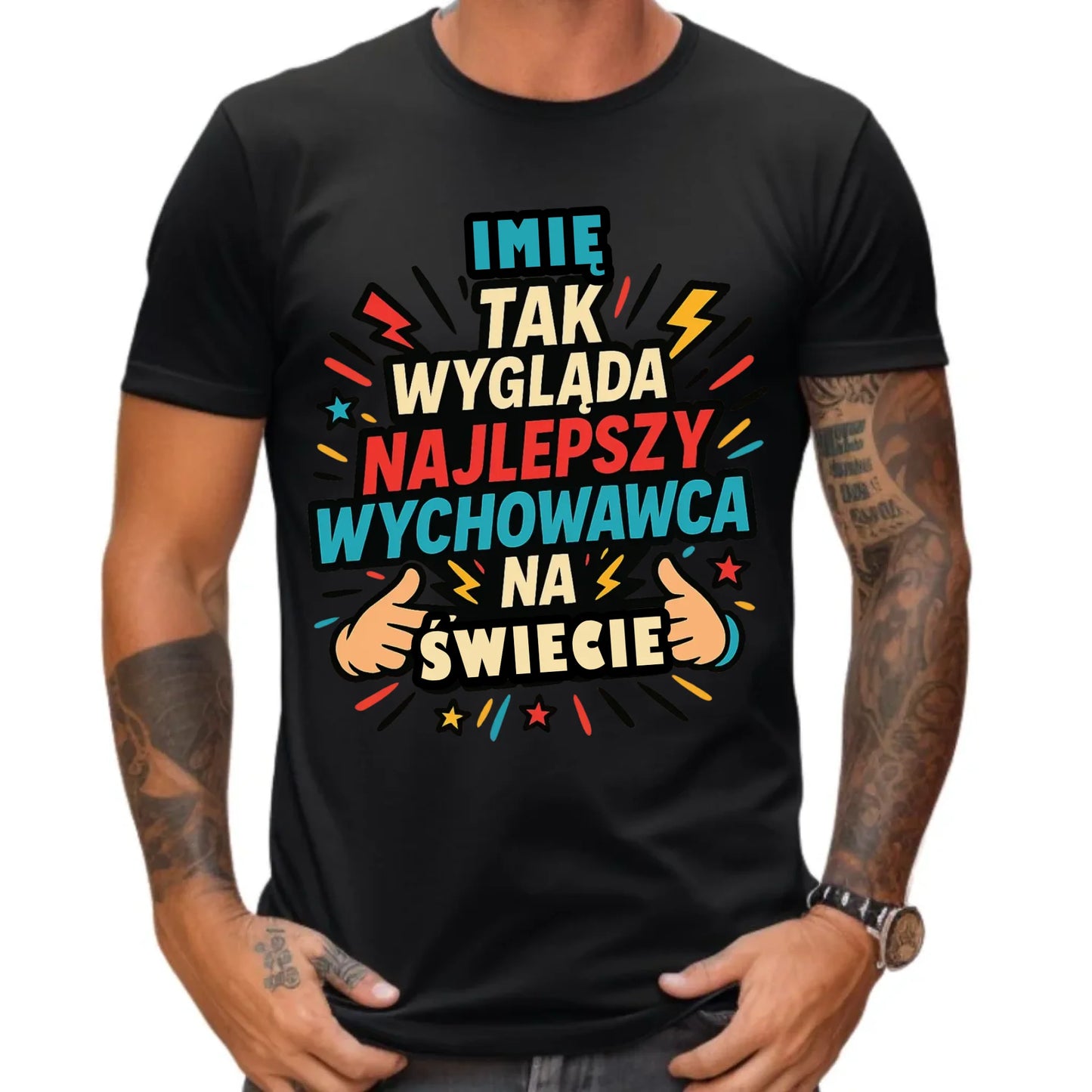 Koszulka męska dla wychowawcy - Tak wygląda najlepszy wychowawca N31