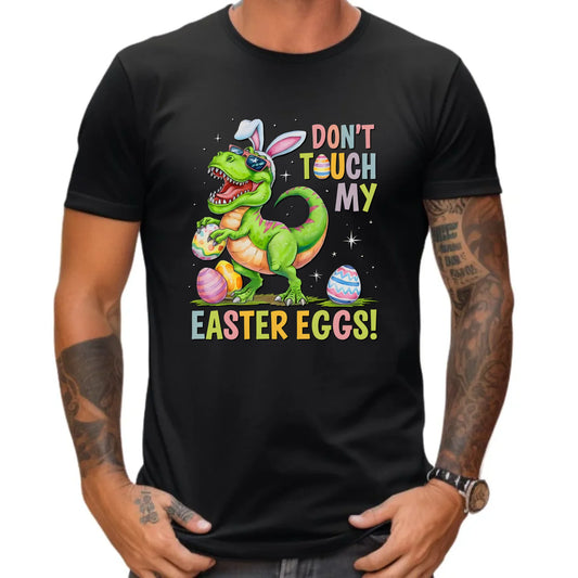 Don't touch my easter eggs | Koszulka męska na Wielkanoc WN34