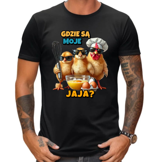 Gdzie są moje jaja? | Koszulka męska na Wielkanoc WN27