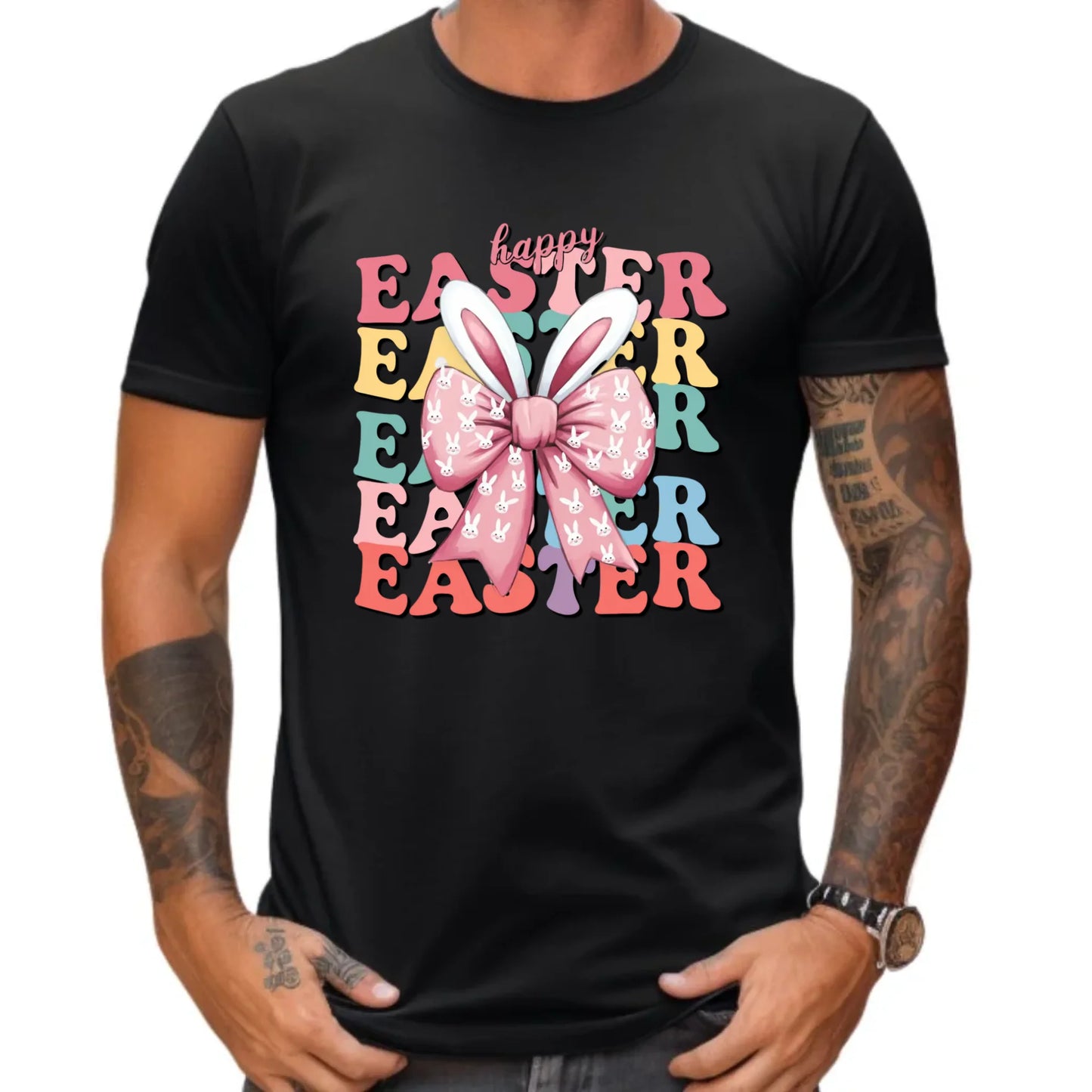 Happy Easter | Koszulka męska na Wielkanoc WN20