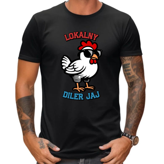 Lokalny diler jaj | Koszulka męska na Wielkanoc WN24 - StoryCups.pl