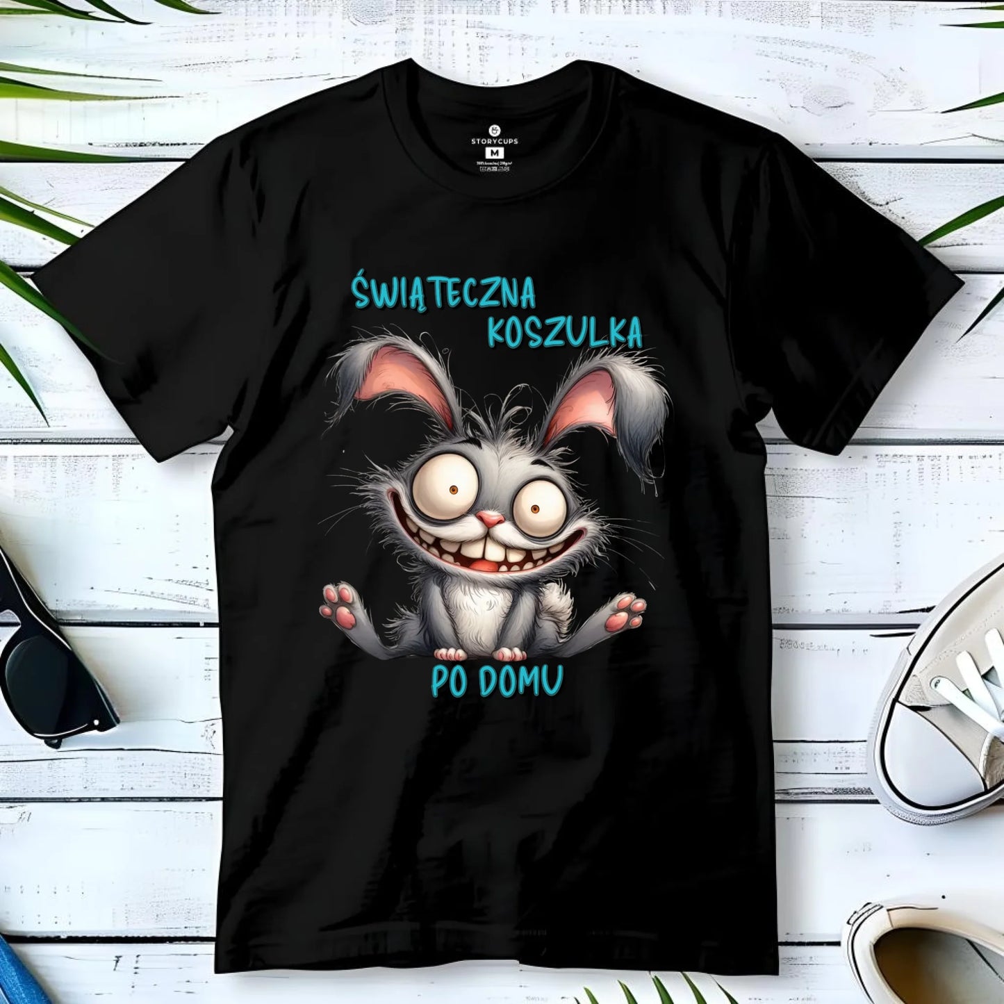 Świąteczna koszulka po domu | Koszulka męska na Wielkanoc WN26