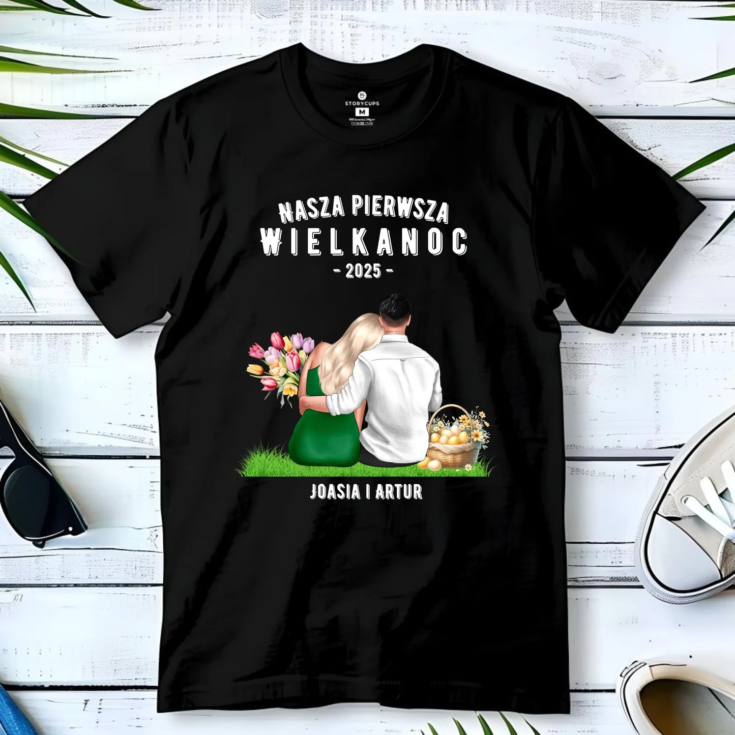 Nasza pierwsza Wielkanoc | Koszulka męska na Wielkanoc WN16