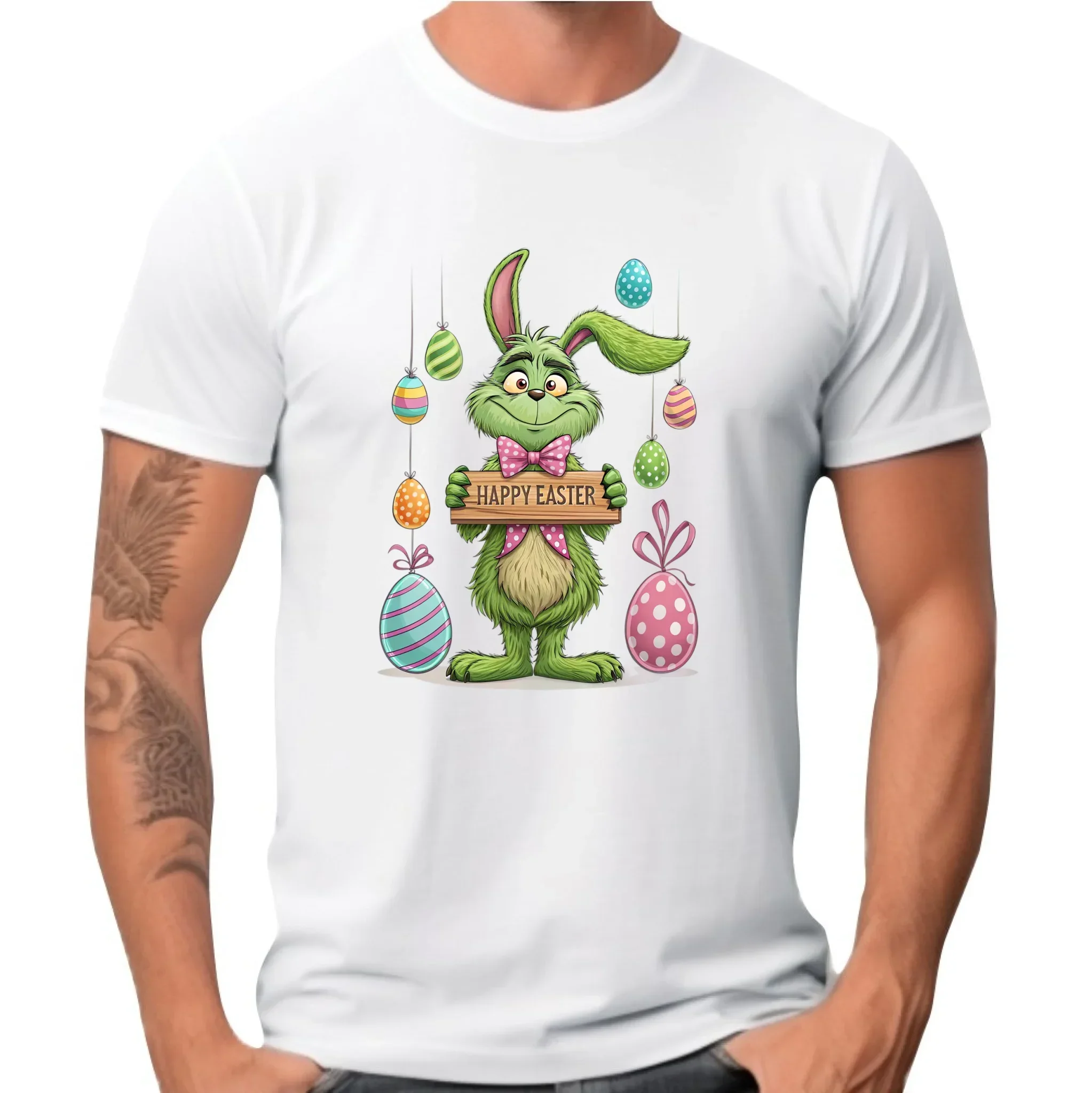 Grinch | Koszulka męska na Wielkanoc WN33 - StoryCups.pl