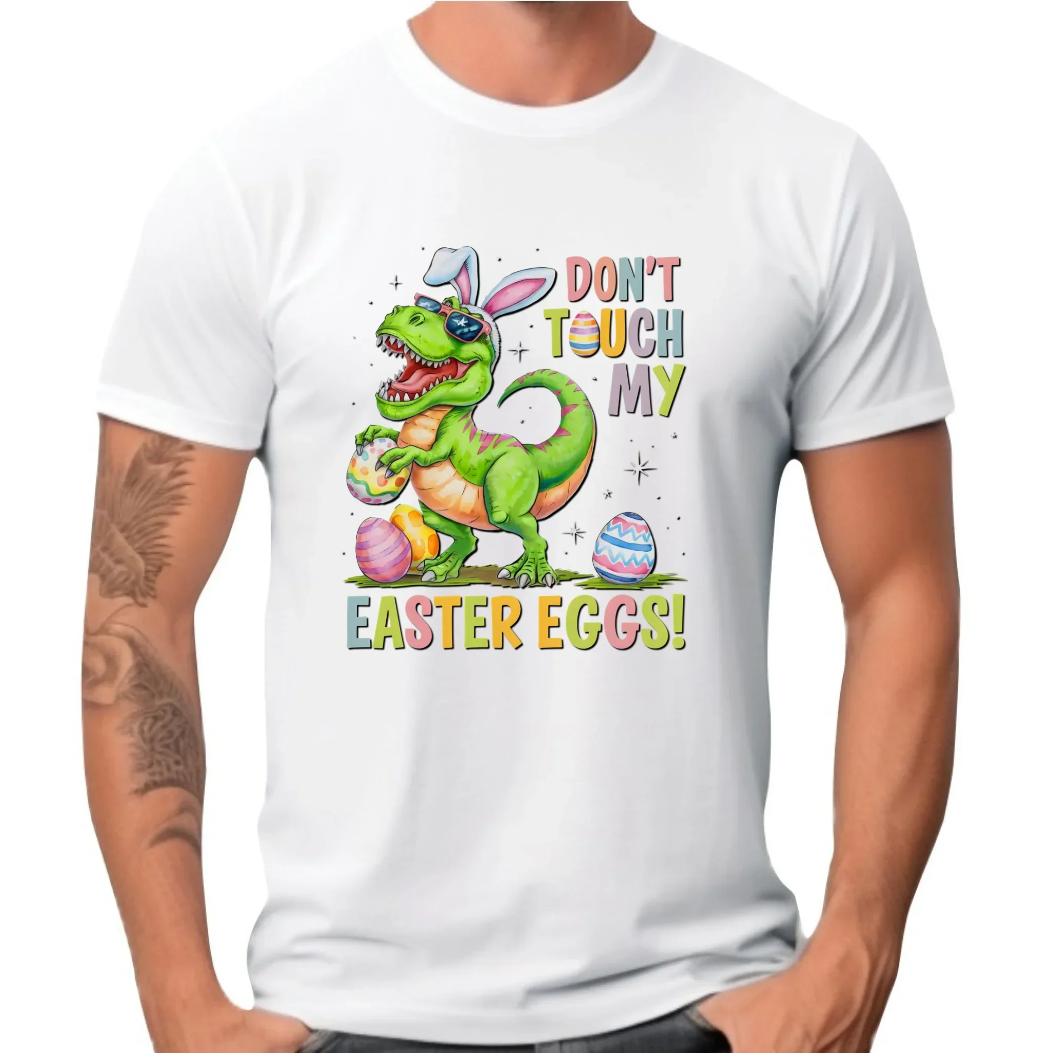 Don't touch my easter eggs | Koszulka męska na Wielkanoc WN34 - StoryCups.pl
