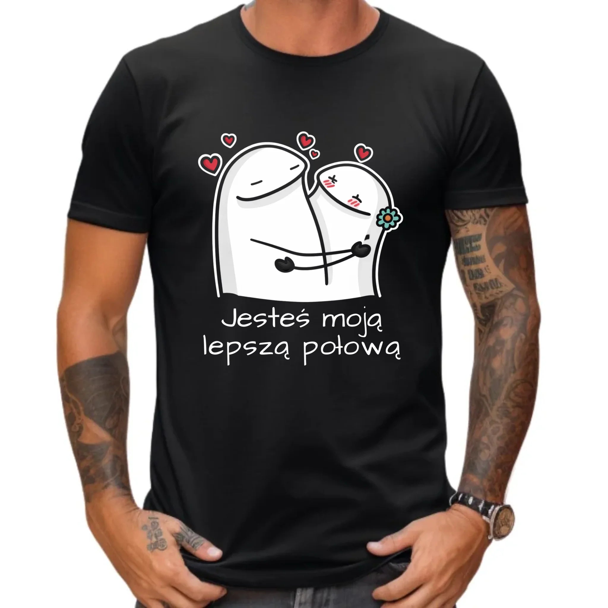 Koszulka męska - Jesteś moją lepszą połową W87 - StoryCups.pl