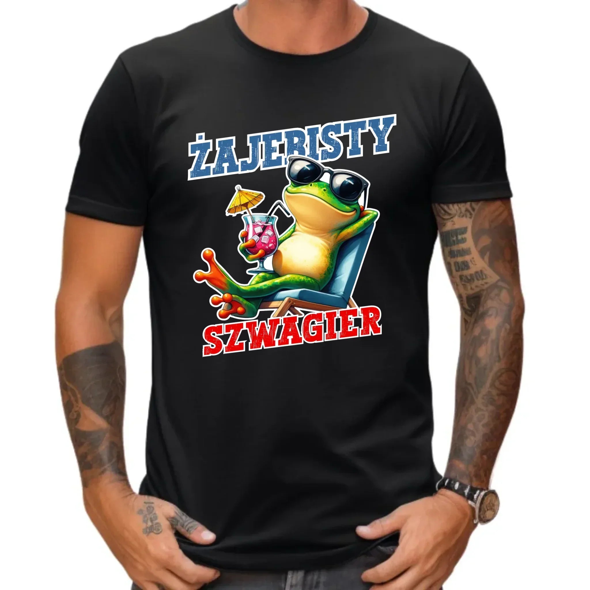 Koszulka męska dla szwagra - Żajebisty Szwagier DSZ01 - StoryCups.pl