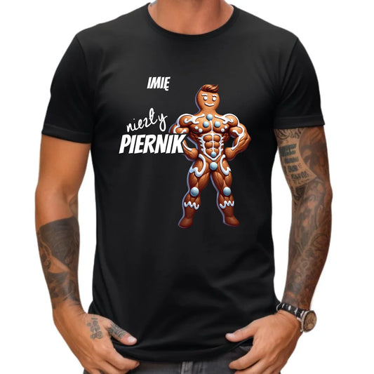 Koszulka męska świąteczna - Niezły piernik - personalizowana BN24 - StoryCups.pl