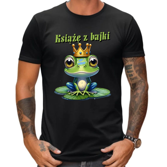 Koszulka męska - Książę z bajki - prezent dla chłopaka męża narzeczonego DCH09 - StoryCups.pl