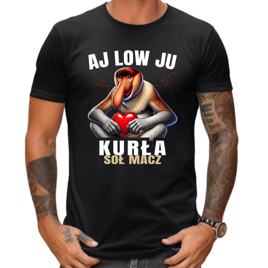 Koszulka męska - Janusz nosacz - Aj low ju kurła W26 - StoryCups.pl