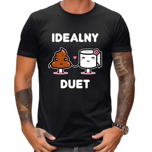 Koszulka męska - Idealny Duet W92 - StoryCups.pl