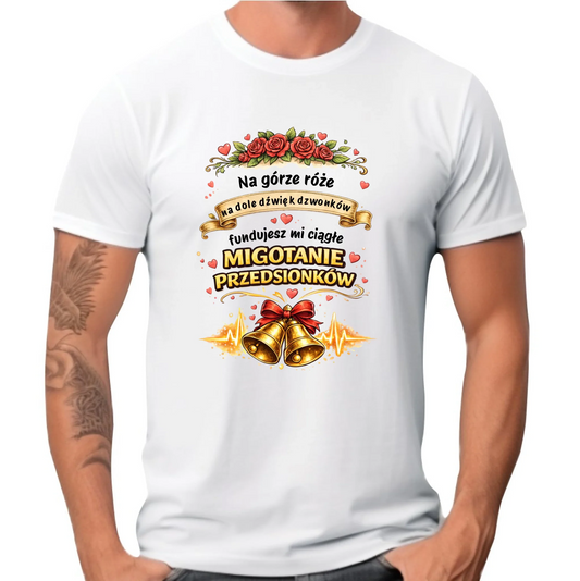 Koszulka męska - Fundujesz mi ciągłe migotanie przedsionków W71 - StoryCups.pl
