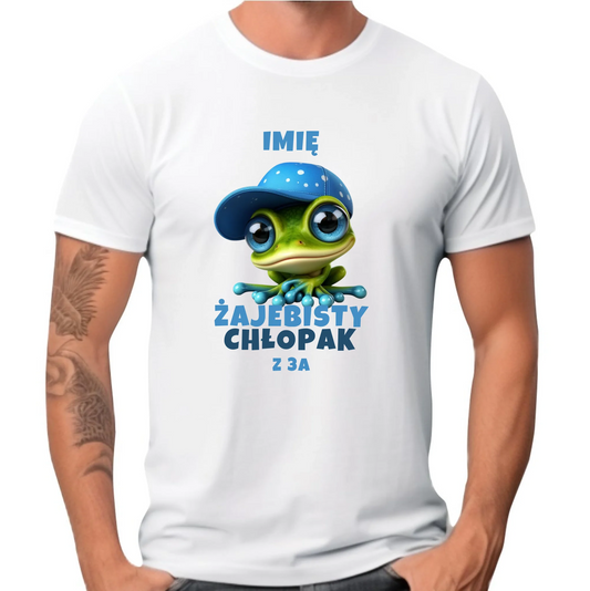Koszulka męska - Żajebisty Chłopak - personalizowana DCH01 - StoryCups.pl