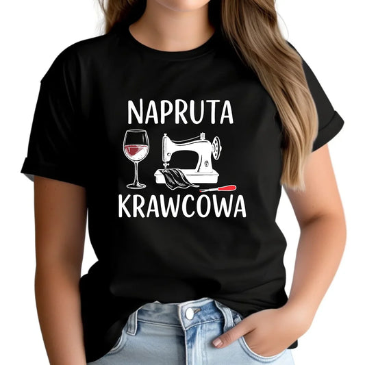 Koszulka damska szyciowa dla krawcowej - Napruta krawcowa HS25 - StoryCups.pl