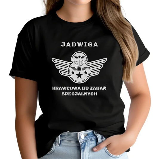 Koszulka damska szyciowa dla krawcowej - Krawcowa do zadań specjalnych HS38 - StoryCups.pl