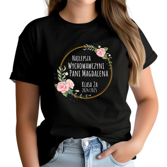 Koszulka damska - Najlepsza Wychowawczyni - personalizowana N02 - StoryCups.pl