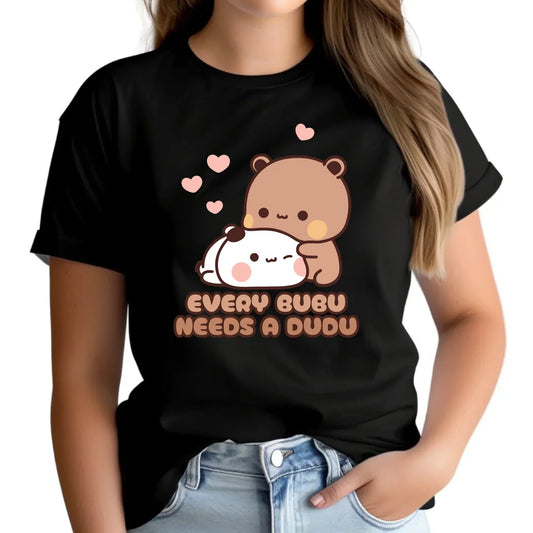 Koszulka damska dla par - Every Bubu needs a Dudu W33 - StoryCups.pl