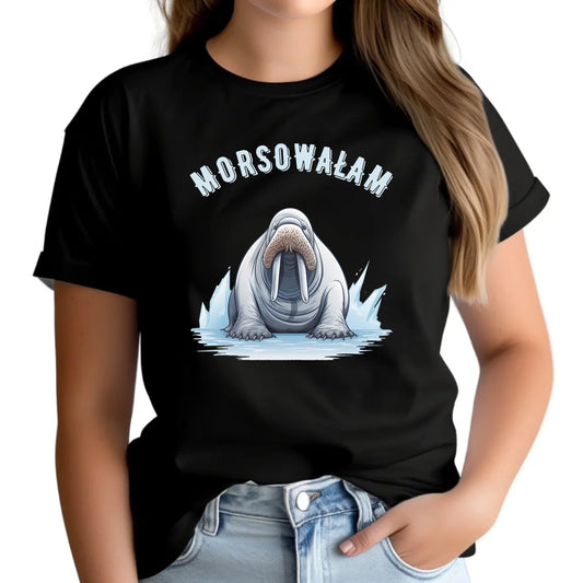 Koszulka damska - prezent dla morsa - Morsowałam - Mors HM18 - StoryCups.pl