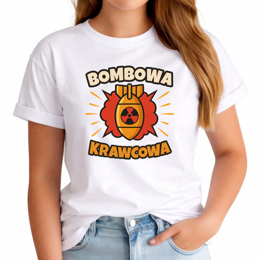 Koszulka damska szyciowa dla krawcowej - Bombowa krawcowa HS37 - StoryCups.pl