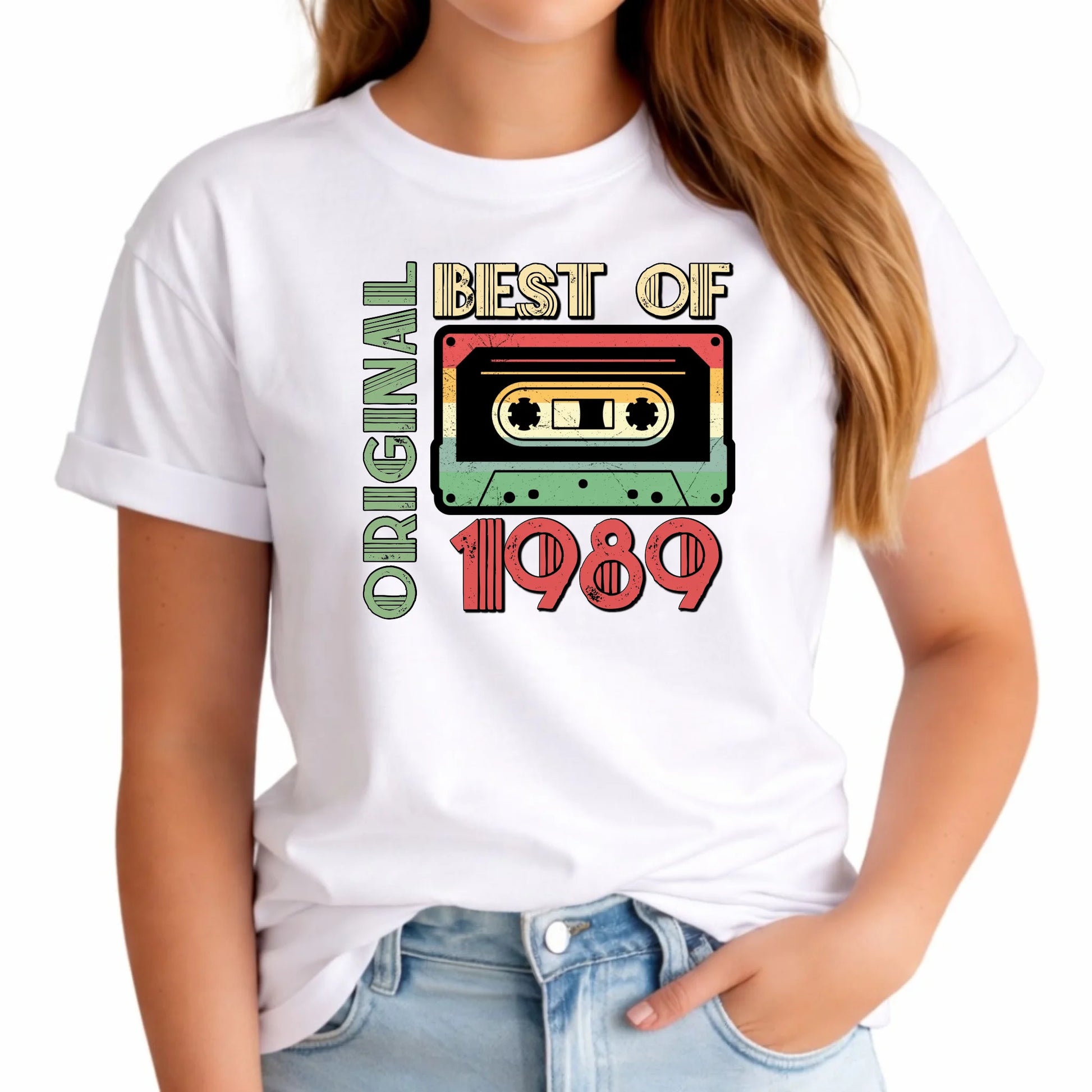 Original 1975 personalizacja | Koszulka damska prezent na urodziny U30 - StoryCups.pl