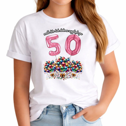 Mało kto tak dobrze wygląda | Personalizowana koszulka damska na urodziny U16 - StoryCups.pl