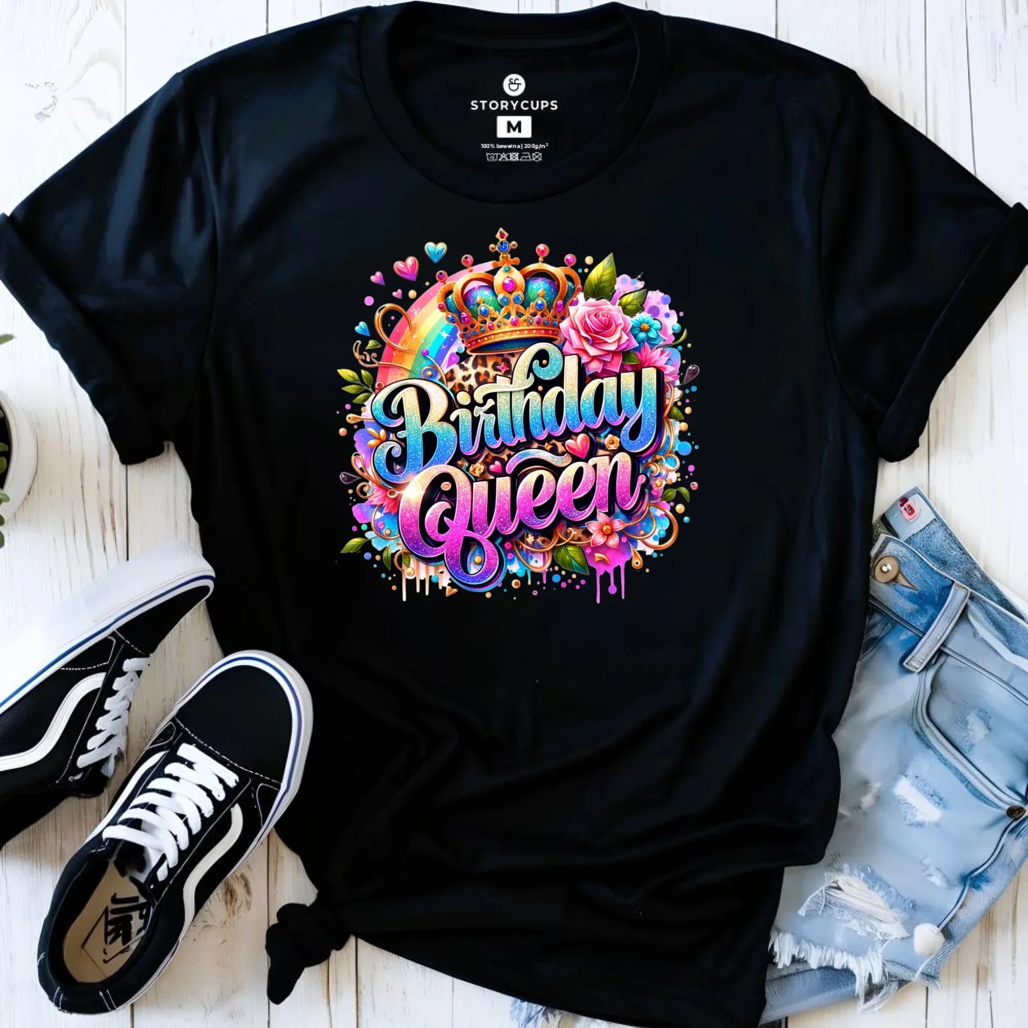 Birthday Queen | Koszulka damska na urodziny U32 - StoryCups.pl