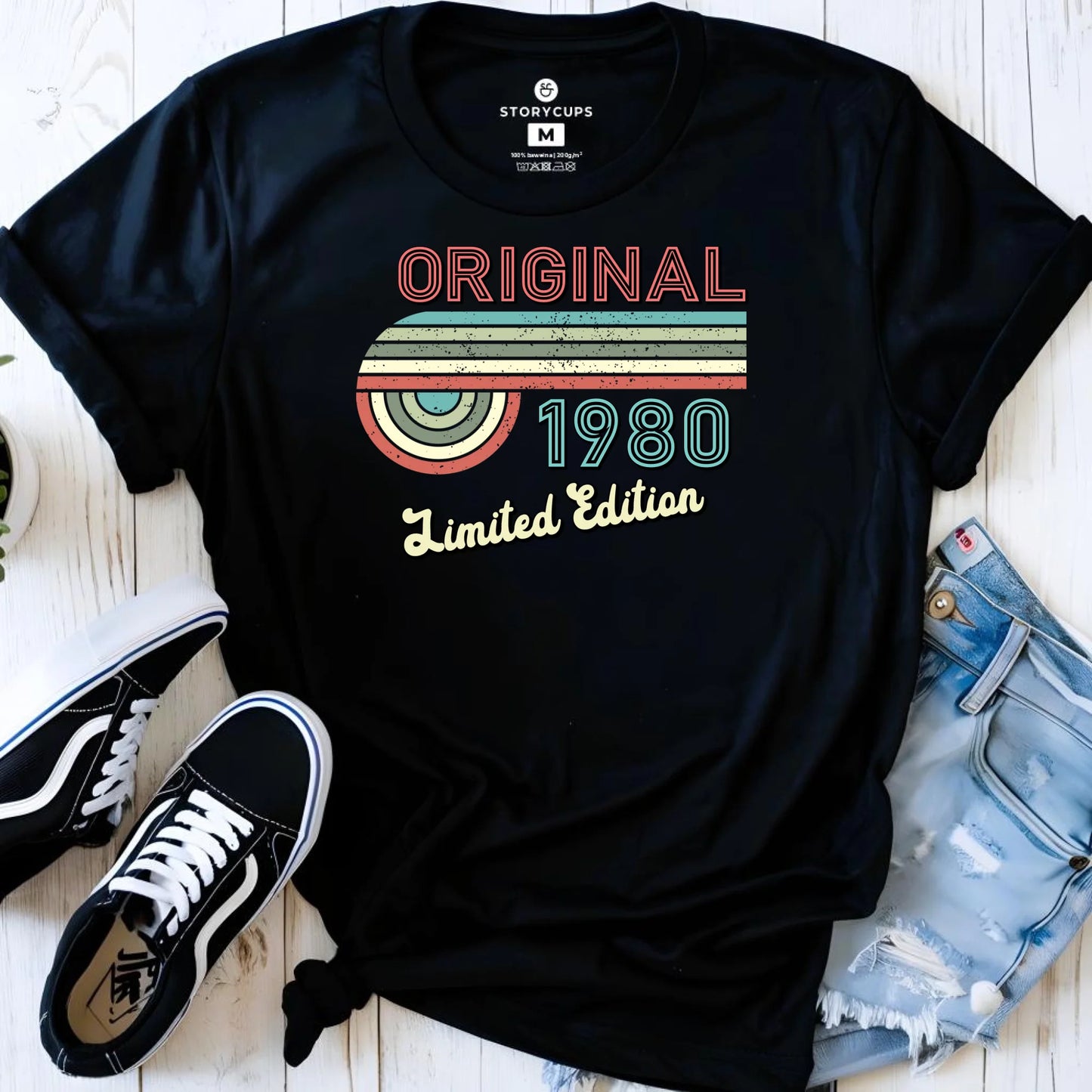 Edycja limitowana 80' rok urodzenia | Koszulka damska prezent na urodziny U31 - StoryCups.pl