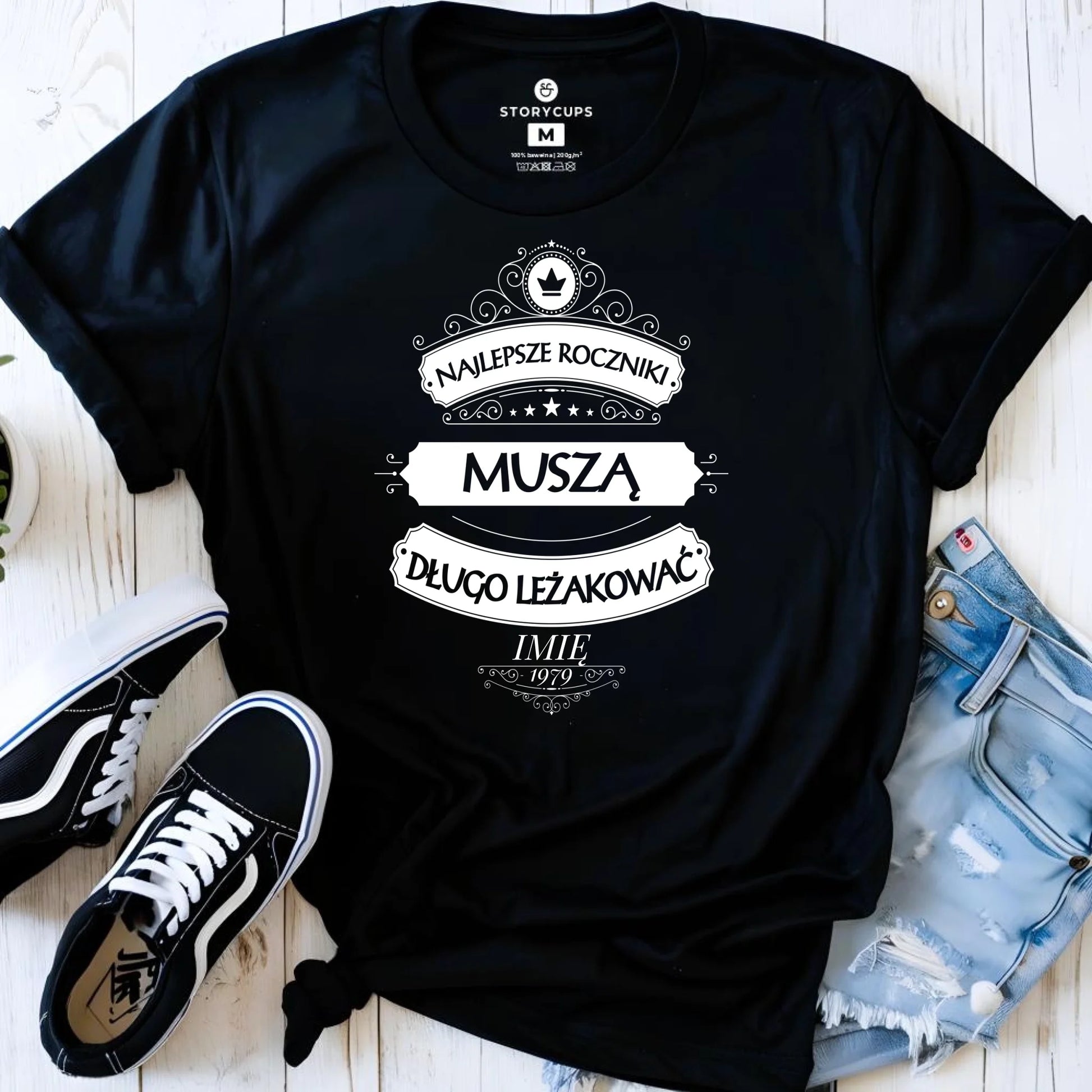 Najlepsze roczniki | Personalizowana koszulka damska prezent na urodziny U09 - StoryCups.pl