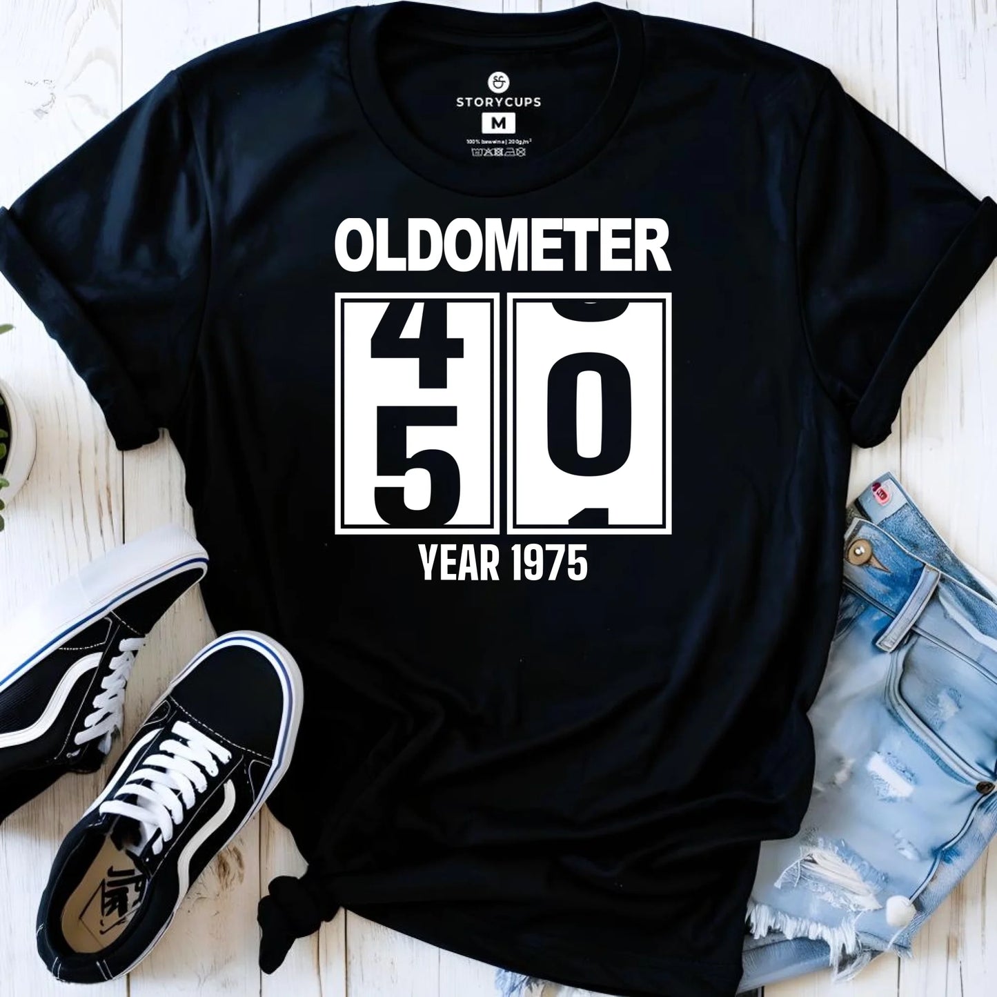Oldometer 20-85 lat | Koszulka damska na urodziny U06 - StoryCups.pl