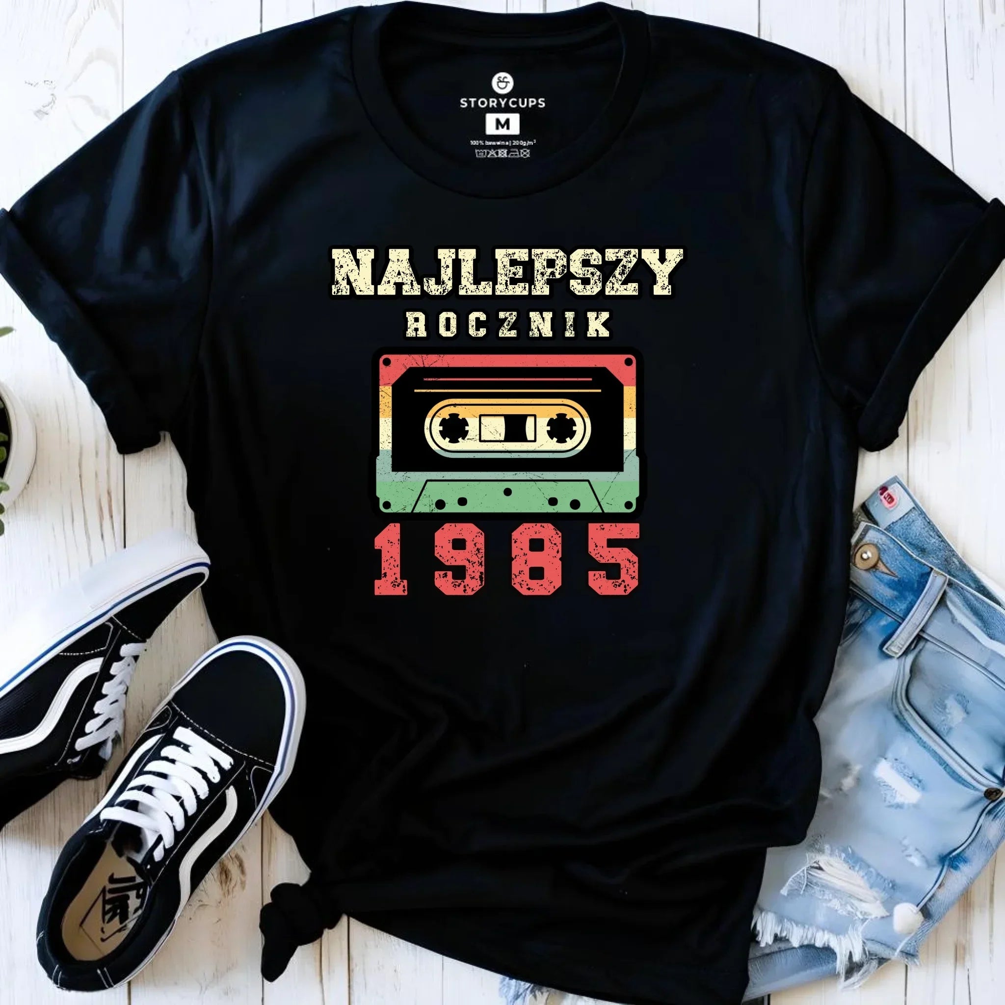 Najlepszy rocznik | Personalizowana koszulka damska prezent na urodziny U02 - StoryCups.pl