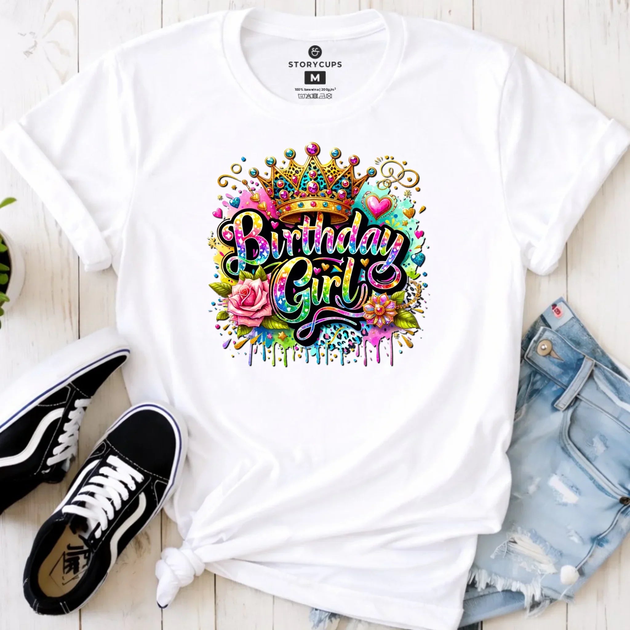 Birthday Girl | Koszulka damska na urodziny U34 - StoryCups.pl