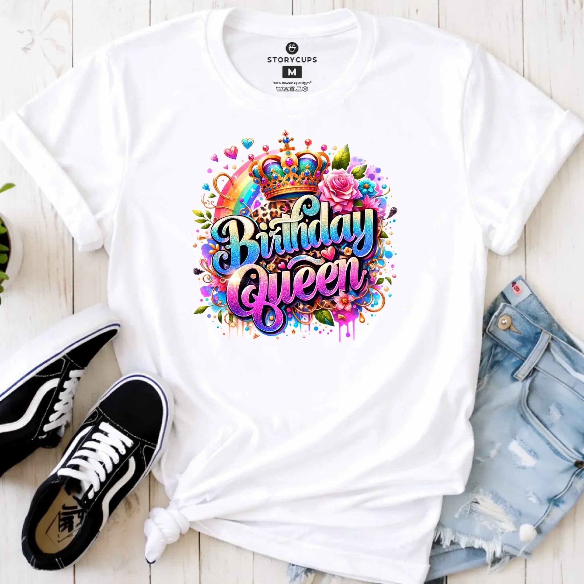 Birthday Queen | Koszulka damska na urodziny U32 - StoryCups.pl